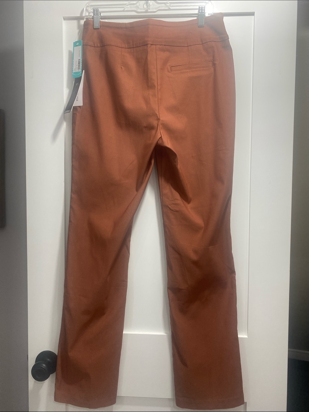 Tribal Copper Brown Boot-Cut Pants - Picture 2 of 7